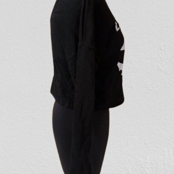 "Let's get Lit" Crop Sweatshirt  4264 - Picture 6 of 7